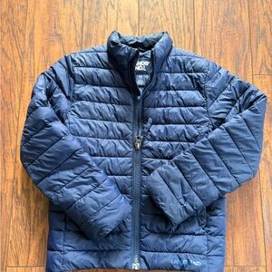 Lands' End Kids Puffer Jacket in Deep Blue